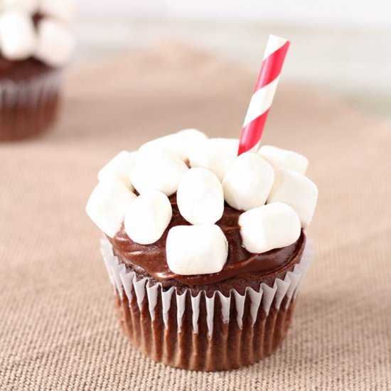 Easy Cup of Cocoa Cupcakes - Recipe photo by CrayonsAndCravings