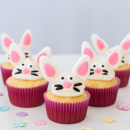 Easter Bunny Cupcakes - Recipe photo by Stylish Cravings