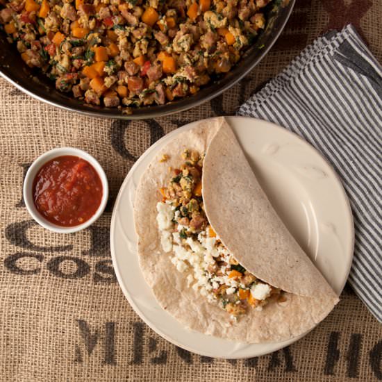 Low Carb Sweet Potato Burritos - Recipe photo by browniebites