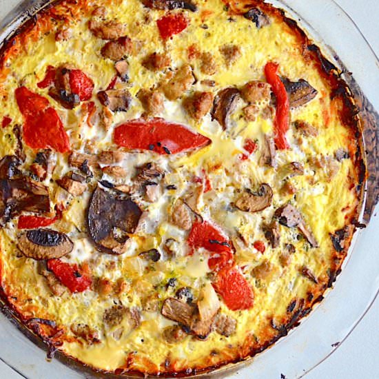 Sweet Potato Crusted Quiche - Recipe photo by jeanieandluluskitchen