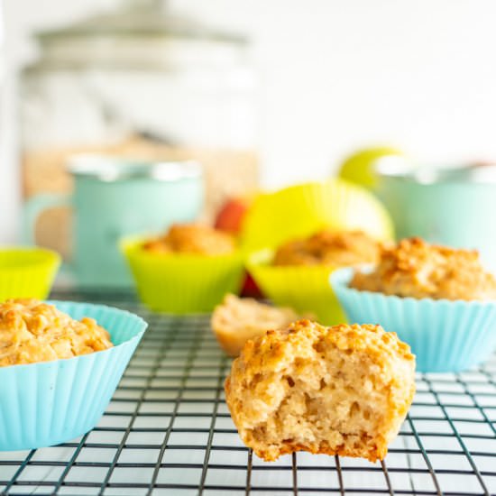 Healthy Apple Cinnamon Muffins - Recipe photo by My Kids Lick The Bowl