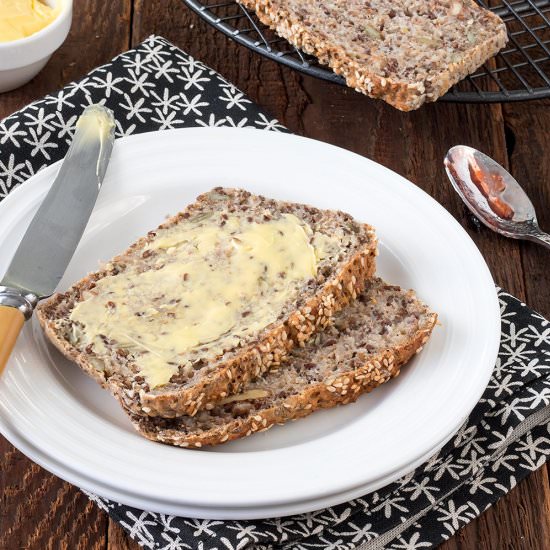 No-Knead Grainy Bread - Recipe photo by Your Ultimate Menu