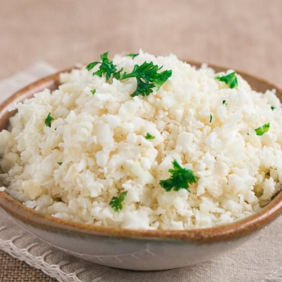 Cauliflower Rice - Recipe photo by Delicious Meets Healthy