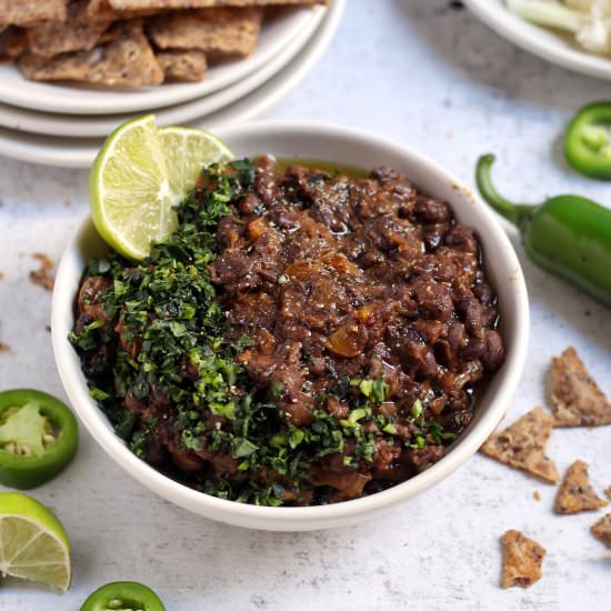 Spicy Black Beans - Recipe photo by themindfulhapa