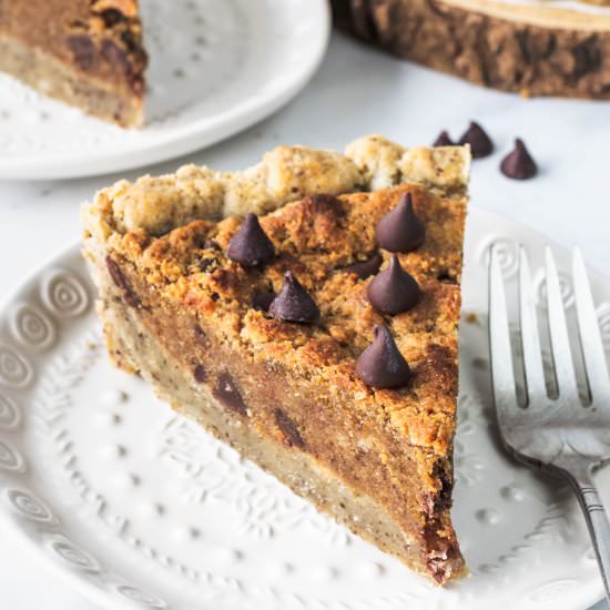 Chocolate Chip Cookie Vegan Pie - Recipe photo by piesandtacos