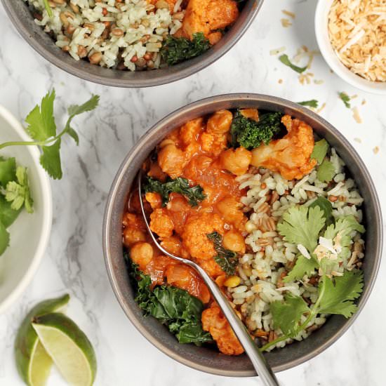 Tomato Coconut Curry - Recipe photo by themindfulhapa