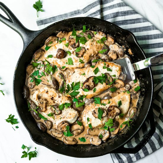 Creamy Champagne Chicken - Recipe photo by Never Not Hungry