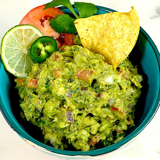 Homemade Guacamole - Recipe photo by SipsNibblesBites