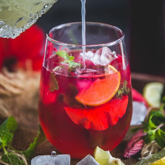 Hibiscus Tea - Recipe photo by Whiskaffair