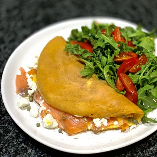 Smoked Salmon Omelette - Recipe photo by annabels kitchen
