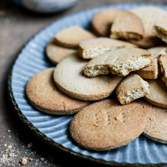Gluten-Free Digestive Biscuits - Recipe photo by fromthelarder