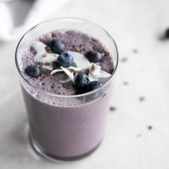 Blueberry Coconut Smoothie - Recipe photo by realandvibrant