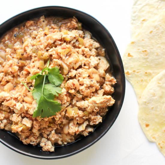 White bean chicken chili - Recipe photo by meandthemoose