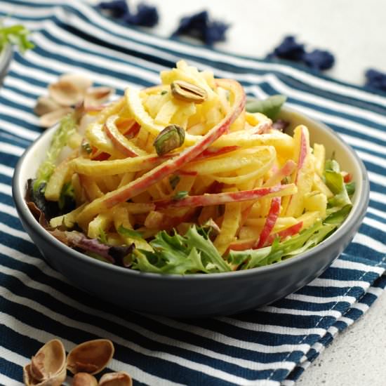 Curried Apple Noodle Salad - Recipe photo by fleurdelectable