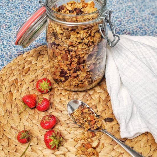Orange Coconut Granola - Recipe photo by In Love with Bliss