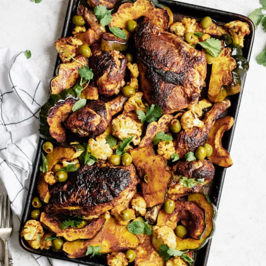 Moroccan Sheet Pan Chicken - Recipe photo by wellfedsoul