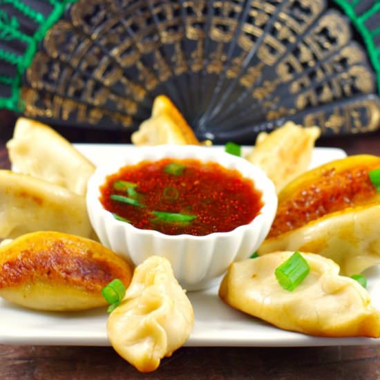 Chinese Potstickers (dumplings) - Recipe photo by Food Meanderings