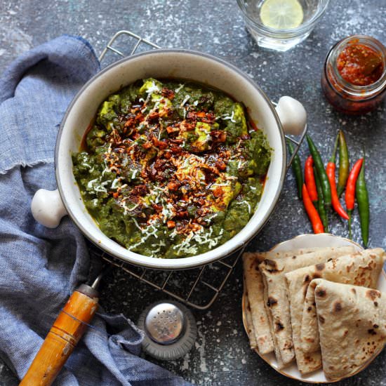 palak paneer - Recipe photo by easyfoodsmith