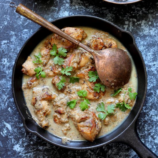 dhungar murg – smoked chicken curry - Recipe photo by easyfoodsmith