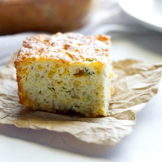 Jalapeno Cheddar Low Carb Cornbread - Recipe photo by texasgranolagirl