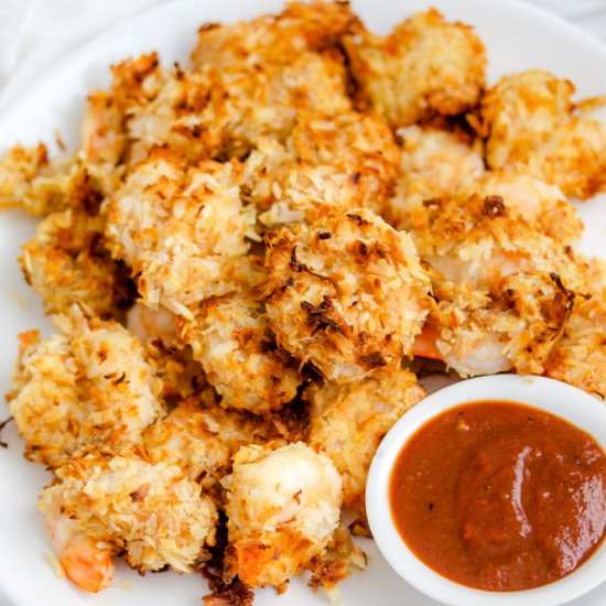 Air Fryer Coconut Shrimp - Recipe photo by DineLikeShay