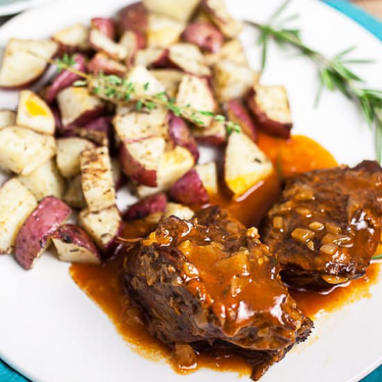 Instant Pot Pot Roast - Recipe photo by therusticfoodie