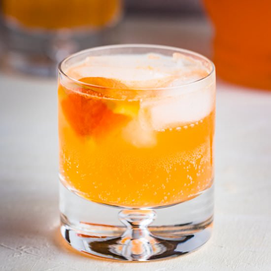 Moscato Sangria - Recipe photo by sipandfeast