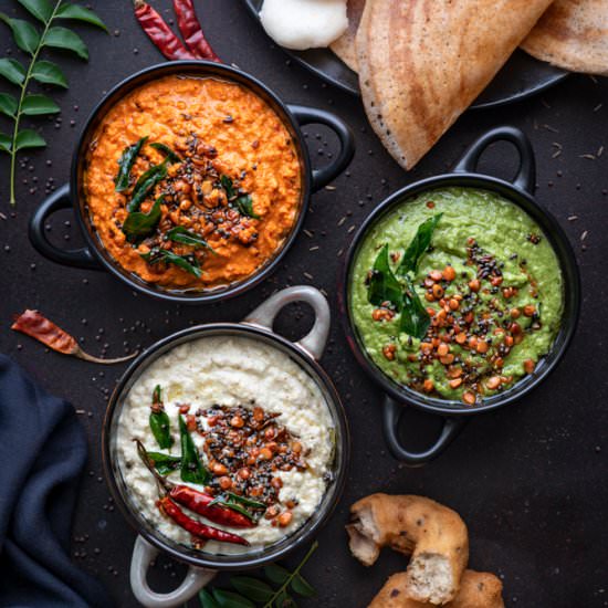 Coconut Chutneys - Recipe photo by cubesnjuliennes