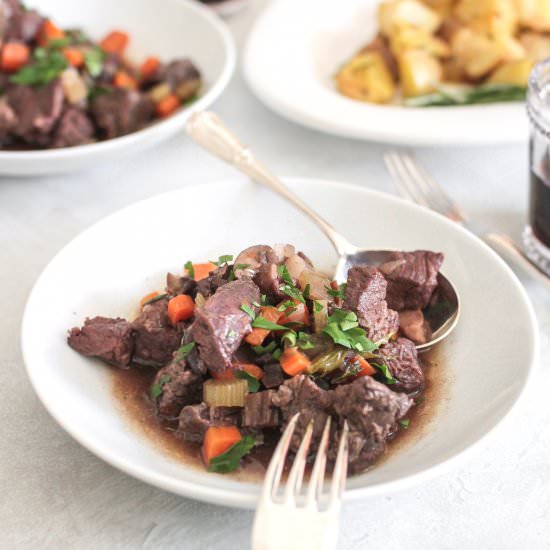 40 Minute Beef Bourguignon - Recipe photo by atasteofwellbeing