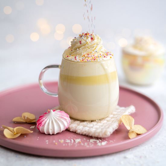 White hot chocolate - Recipe photo by supergoldenbakes