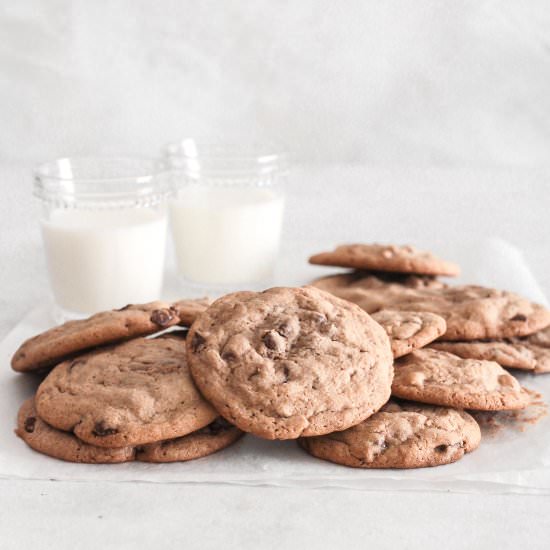 Nutella Chocolate Chip Cookies - Recipe photo by atasteofwellbeing