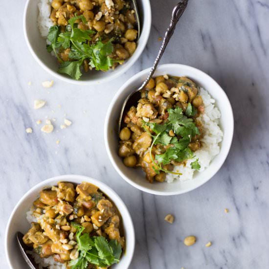 Peanut Chicken Curry - Recipe photo by the_gourmet_RD