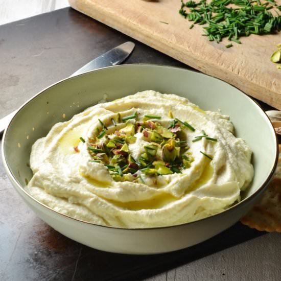 Roasted Cauliflower Dip with Garlic - Recipe photo by everydayhealthyrecipes