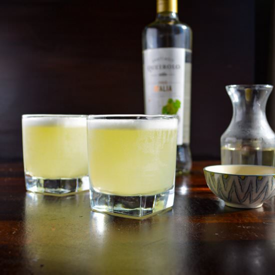 Classic Pisco Sour - Recipe photo by Wanderings in my Kitchen