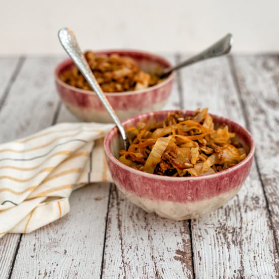 Sweet and Sour Cabbage 'Rolls' - Recipe photo by performancetraining