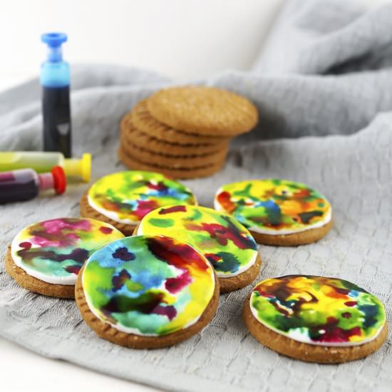COLORFUL PAINT COOKIES - Recipe photo by Journey into Creativity
