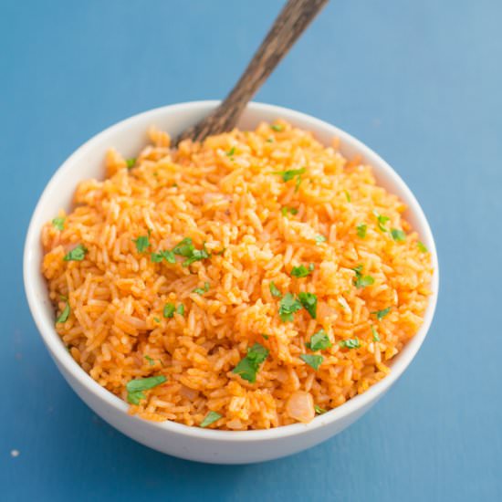 Instant Pot Mexican Rice - Recipe photo by yupitsvegan