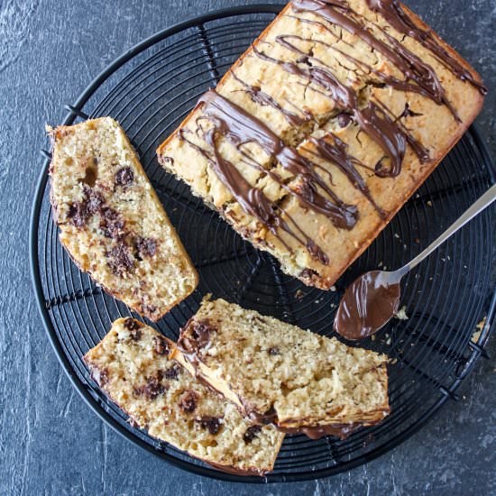 Coconut Chocolate Chip Cake - Recipe photo by The Desserted Girl