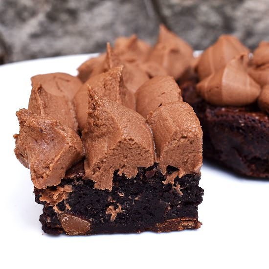 Chocolate Brownies With Nutella - Recipe photo by lightscamerabake