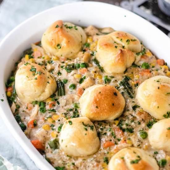Healthy Chicken Pot Pie - Recipe photo by Mealswithmaggie