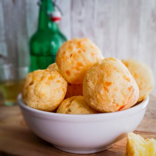 Pao de Queijo - Recipe photo by The Cosmic Cookie Jar