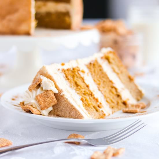 Cinnamon Toast Crunch Cake - Recipe photo by A baJillian Recipes