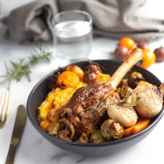 Slow Cooked Lamb Shanks - Recipe photo by everylittlecrumb