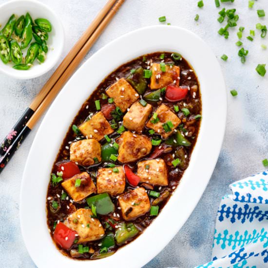 Chilli Paneer (Dry and Gravy) - Recipe photo by cubesnjuliennes
