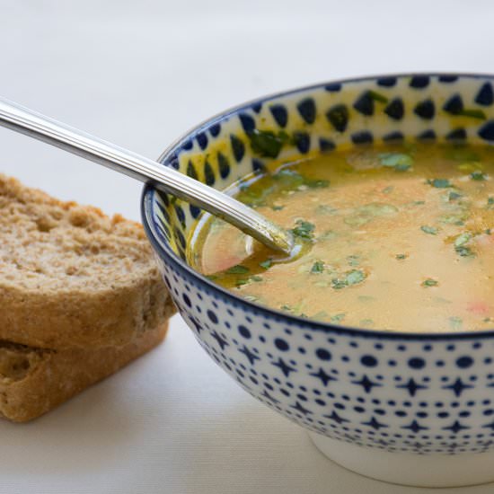 Lemon and Garlic Soup - Recipe photo by Katerinaskouzina
