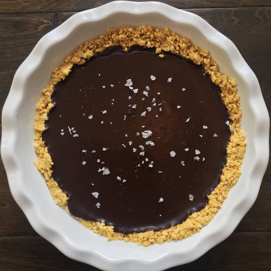 Chocolate Custard Pie - Recipe photo by Audrey Gebhardt