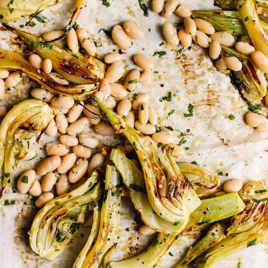 Roasted Fennel and White Beans - Recipe photo by withfoodandlove