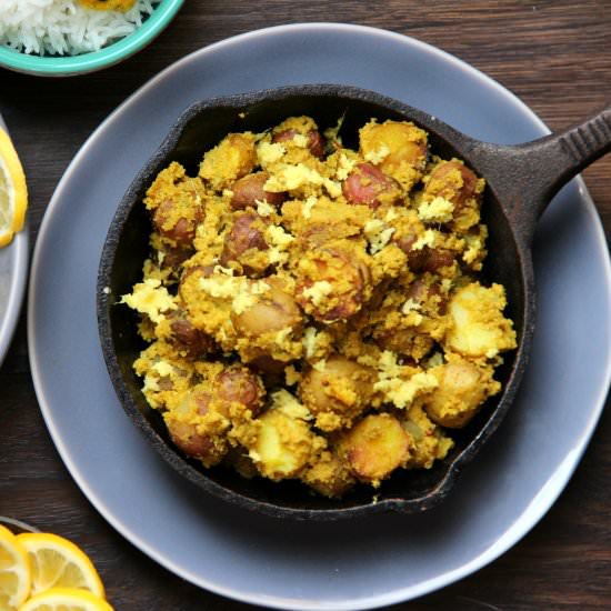 Aloo Posto - Recipe photo by amomscookbook