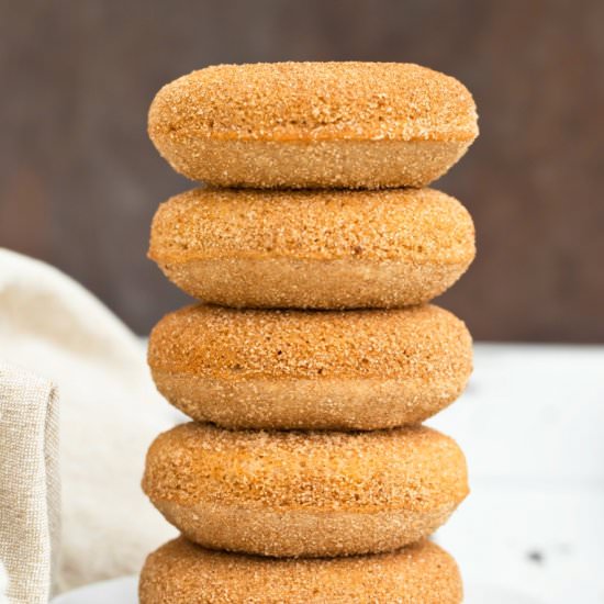 Vegan Cinnamon Sugar Donuts - Recipe photo by TheVegan8