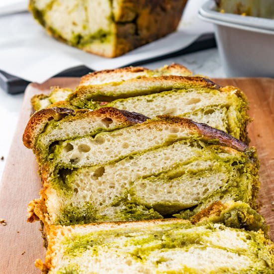 Matcha braided loaf - Recipe photo by dailycookingquest